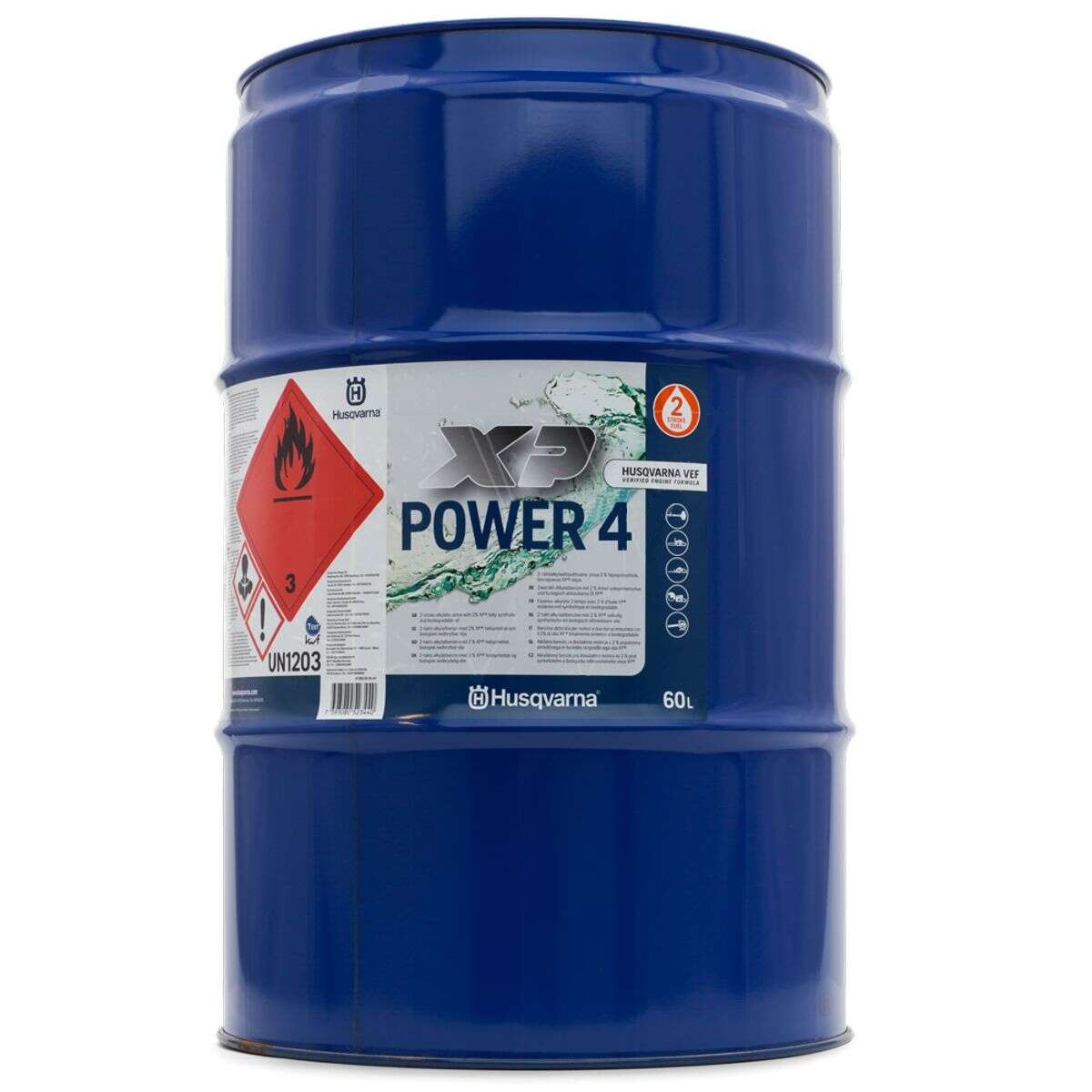 Husqvarna 589227930 FUEL 4T Power 4 4-Takt Kraftstoff Alkylatbenzin 60 l