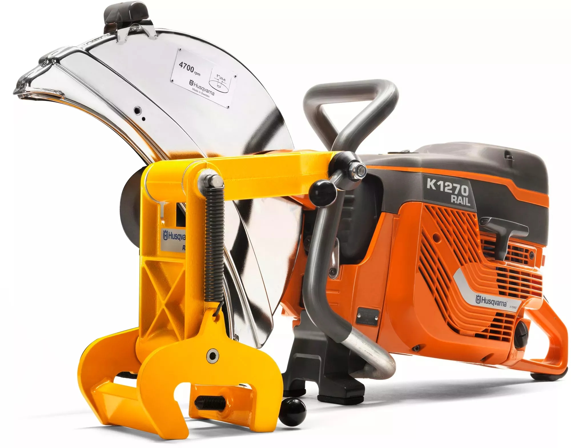 Husqvarna 967982301 K1270 Schienenmotorschneider 400 mm + RA10 Klemme