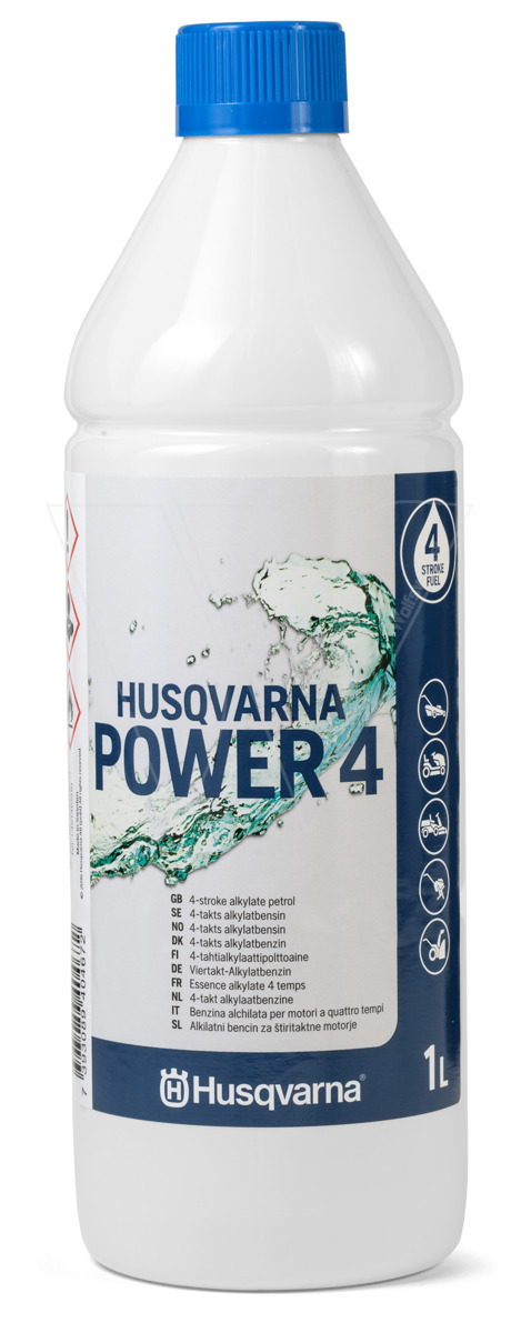 Husqvarna 589227901 FUEL 4T Power 4 4-Takt Kraftstoff Alkylatbenzin 1 l Flasche