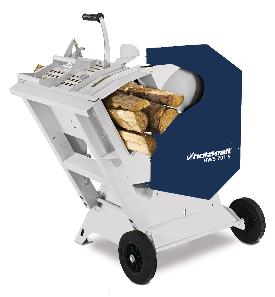 Holzkraft 715963703 HWS701S Brennholz Kippsäge 700 mm 400V