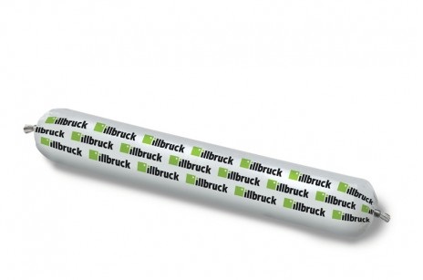 illbruck FA201398843 FA201 Silikon-Sanitärspachtel Wurst 400ml, grau-weiß