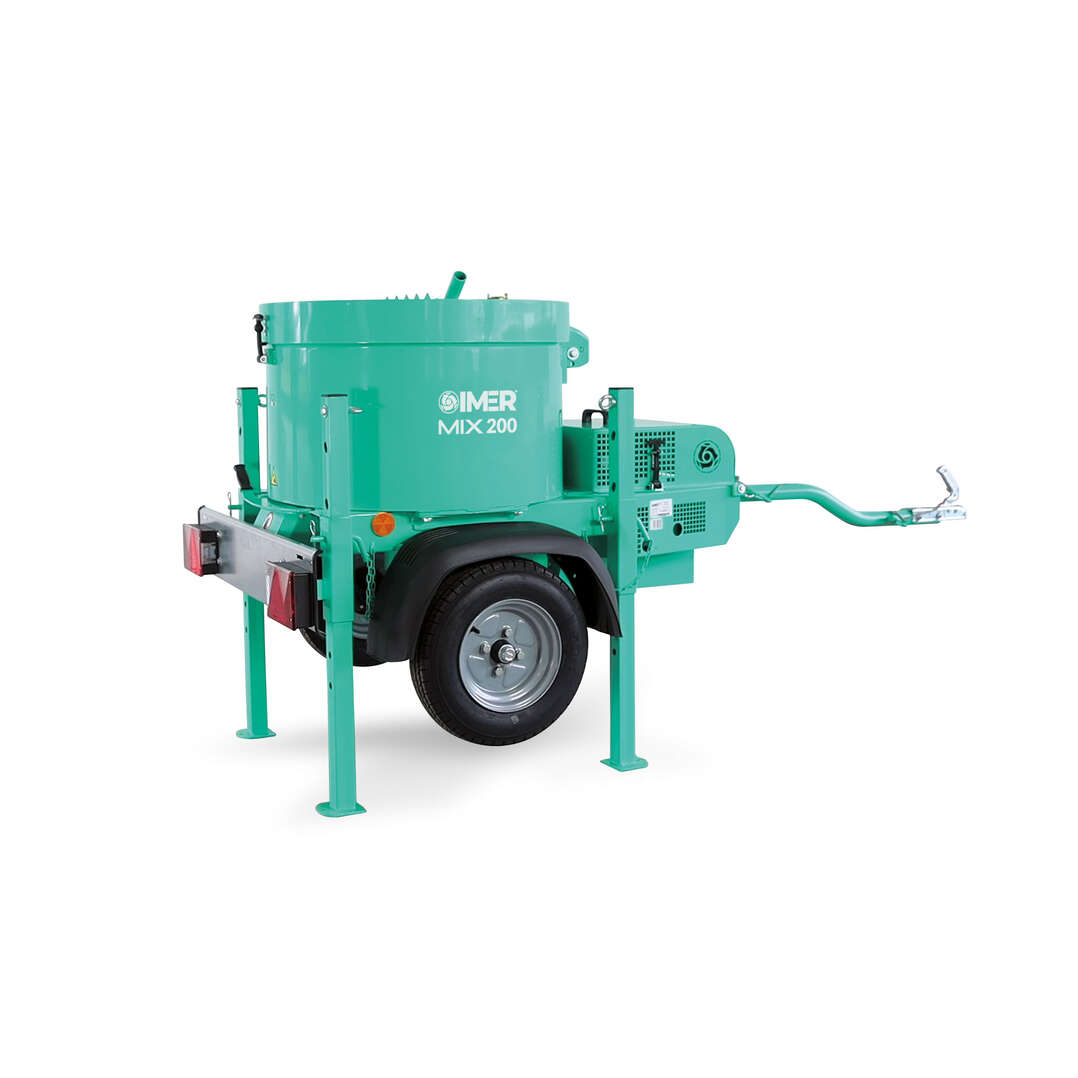 Imer 1195160 MIX 200 Benzin-Druckmischer auf R&auml;dern 200 Liter 
