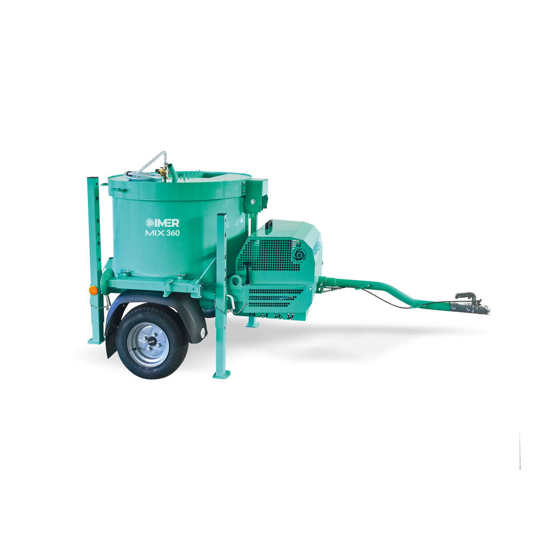 Imer 1194591 MIX 360 Kompressionsmischer elektrisch auf R&auml;dern 360 Liter 400V
