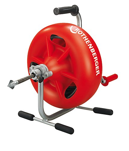 Rothenberger 72003 Hand-Rohrreiniger Typ 3S mit Spirale 13mm x 15m
