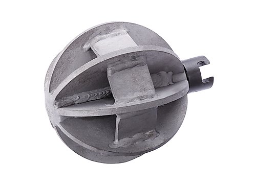 Rothenberger Zubehör 72227 Kugelkopffräser mit 22 mm Kupplung, 8-Blatt, D=90mm
