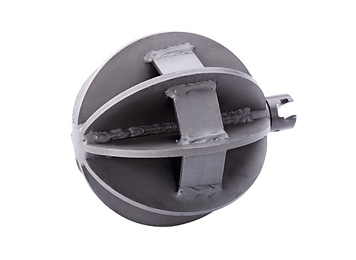 Rothenberger Zubehör 72228 Kugelkopffräser mit 22 mm Kupplung, 8-Blatt, D=115mm