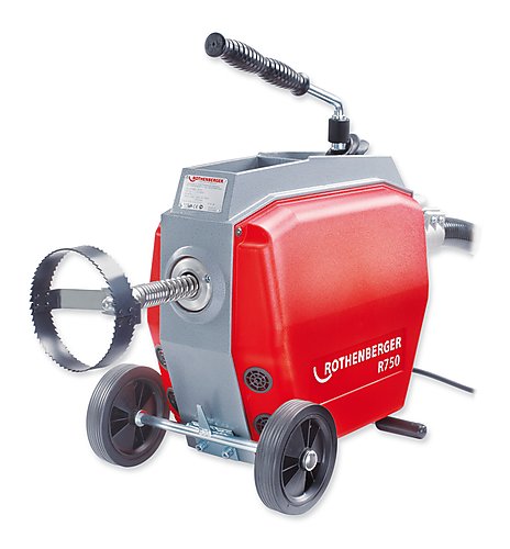 Rothenberger 72689 R750 Rohrreinigungsmaschine mit Führungsschlauch