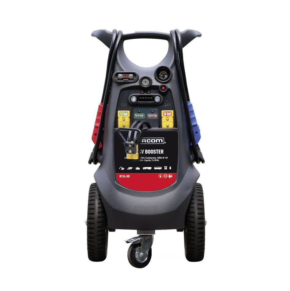 Facom B124.HD Starter-Booster 12 - 24 Volt ''''Heavy Duty''''.