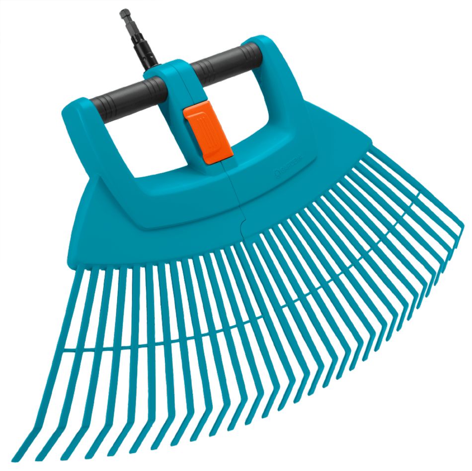 Gardena 03107-20 combisystem-Kunststoff-Fächerbesen XXL vario, 77 cm