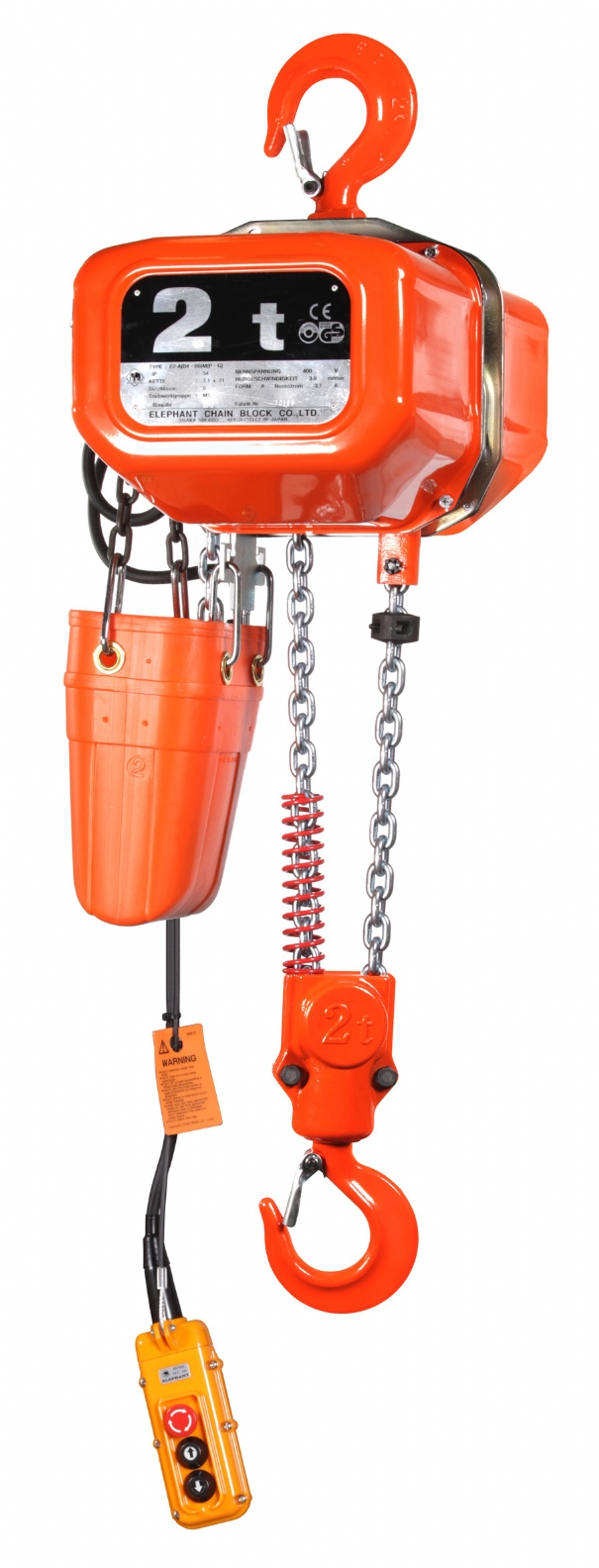 Rema 0515003-5 FAH10/1000/5M Elephant FAH 400V Elektrokettenzug 1 Hubgeschwindigkeit 5.0 m 1000 kg 515003