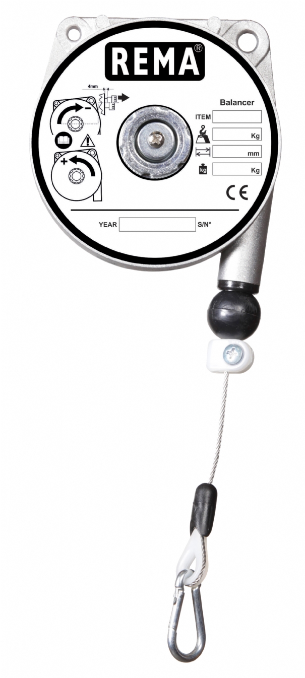 Rema 0629313 9313 Federzug in leichter Ausführung 2,0-3,0 kg 629313