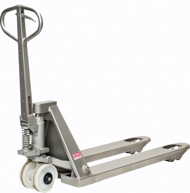 Rema 2804023 HPTR 449 TR/3 Halb-Edelstahl-Handgabelhubwagen 1130 x 520 mm 2500 kg
