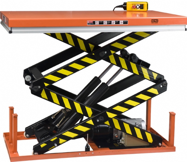 Rema 3459035 HSD-4.0 Doppelbelastung stationärer Hubtisch 4000 kg