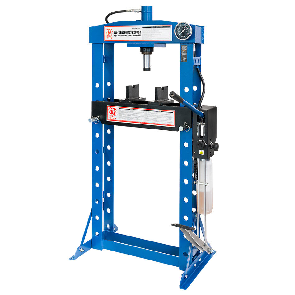 Airpress 79370 Werkstattpresse 20 Tonnen Doppelpumpe