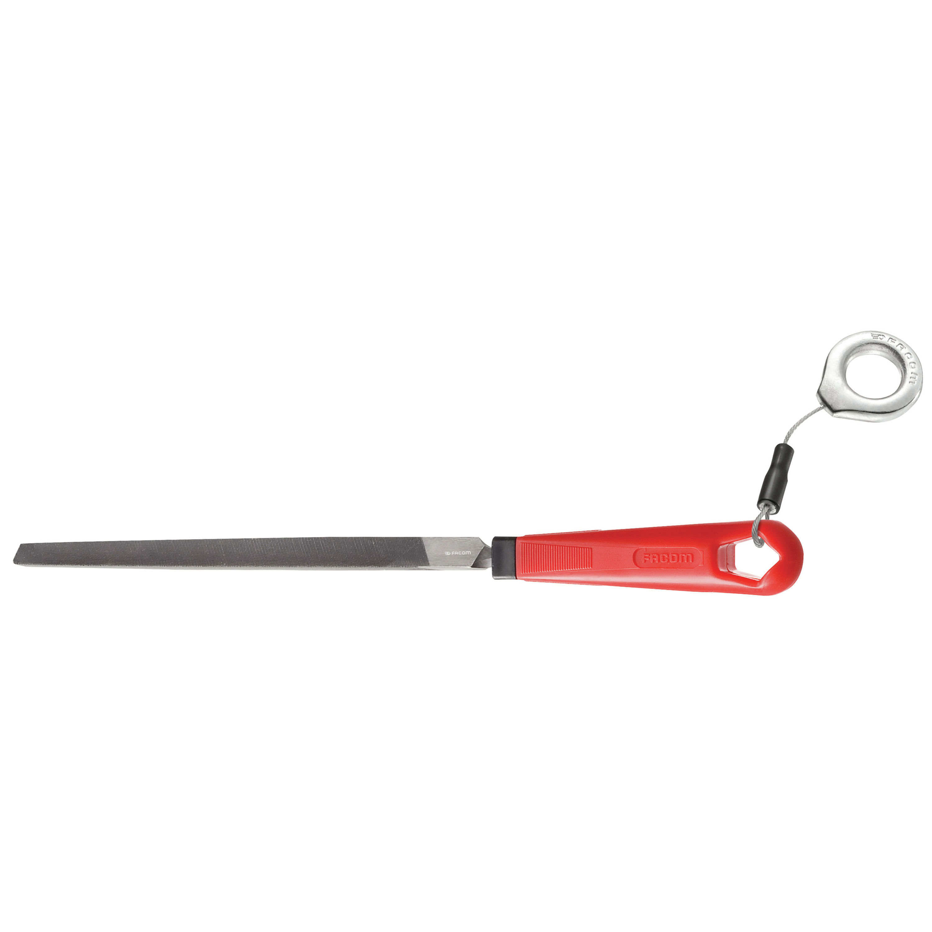 Facom TRI.MD200EMASLS Dreikant-Halbschalenfeile mit Griff SLS 200 mm