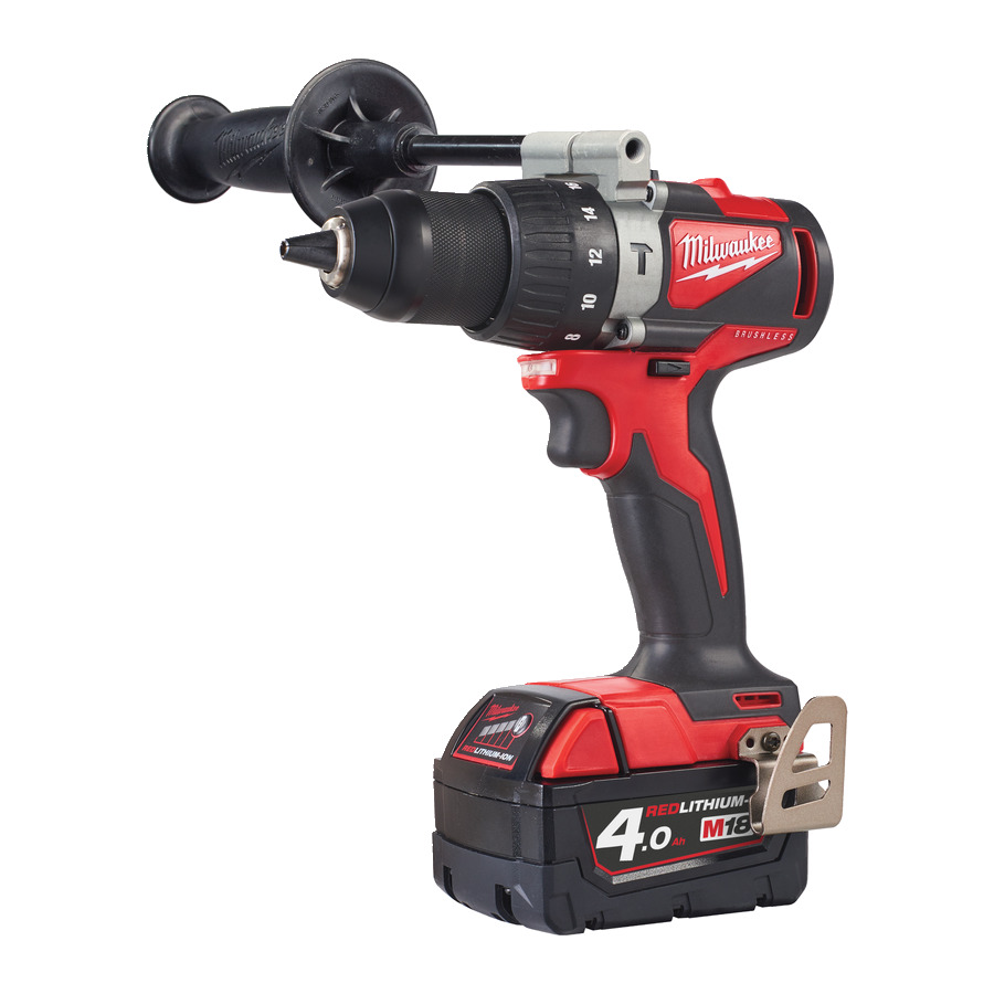 Milwaukee 4933464560 M18 BLPD2-402X Bürstenloser Akku-Kompakt-Schlagbohrer 18V 4.0Ah Li-Ion