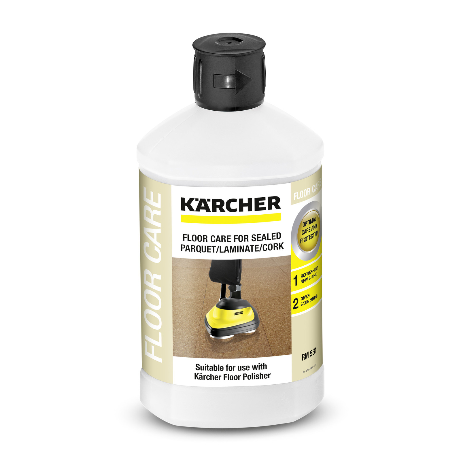 Kärcher 6.295-777.0 Bodenpflege Parkett versiegelt / Laminat / Kork RM 531