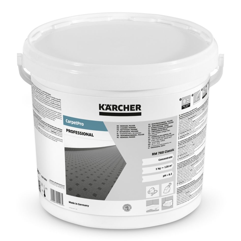 Kärcher Professional 6.291-388.0 CarpetPro Cleaner RM 760 Pulver Classic, 10kg