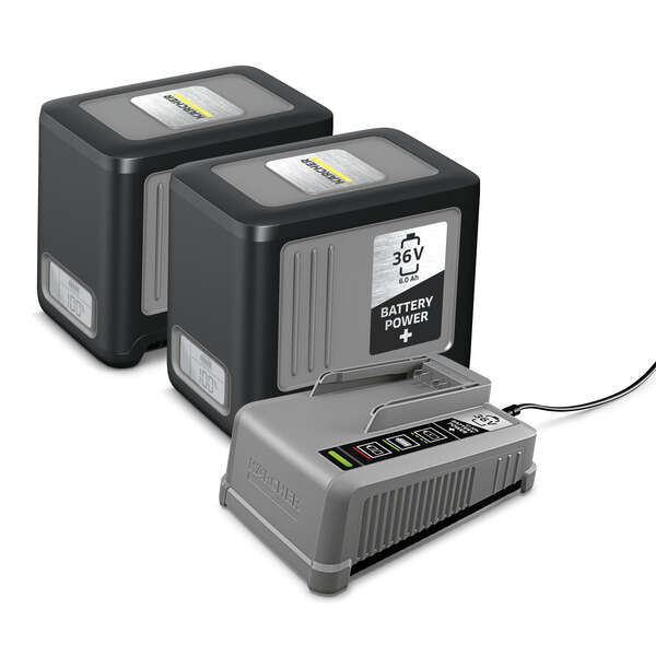 Kärcher Professional 2.445-071.0 Akku-Starter-Set 2x 36 V, 6,0 Ah, Li-Ion