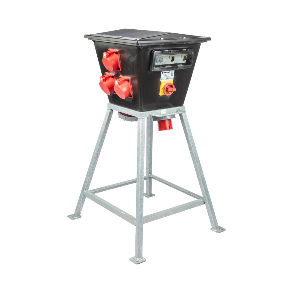 Keraf 107649 Omega Verteilerkasten 3x32/5/400 6xSchuKo +N