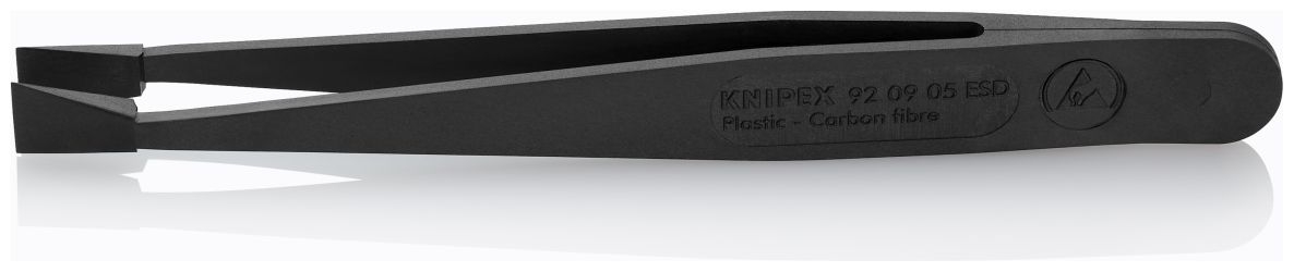 Knipex 92 09 05 ESD Kunststoffpinzette ESD 115 mm