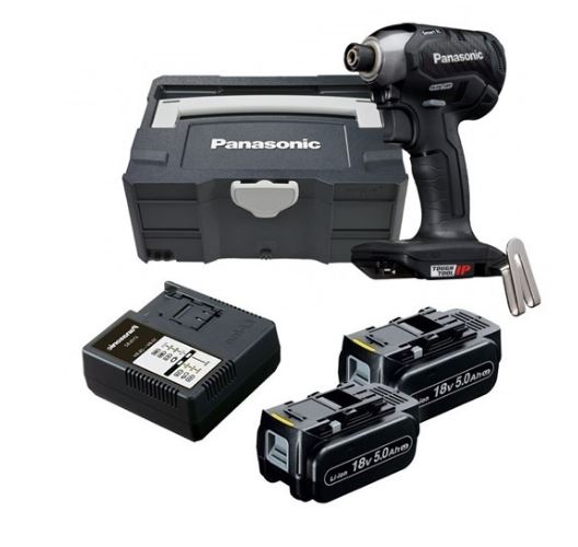 Panasonic EY76A1LJ2G Schlagschrauber bürstenlos 18 Volt 5.0 Ah Li-Ion