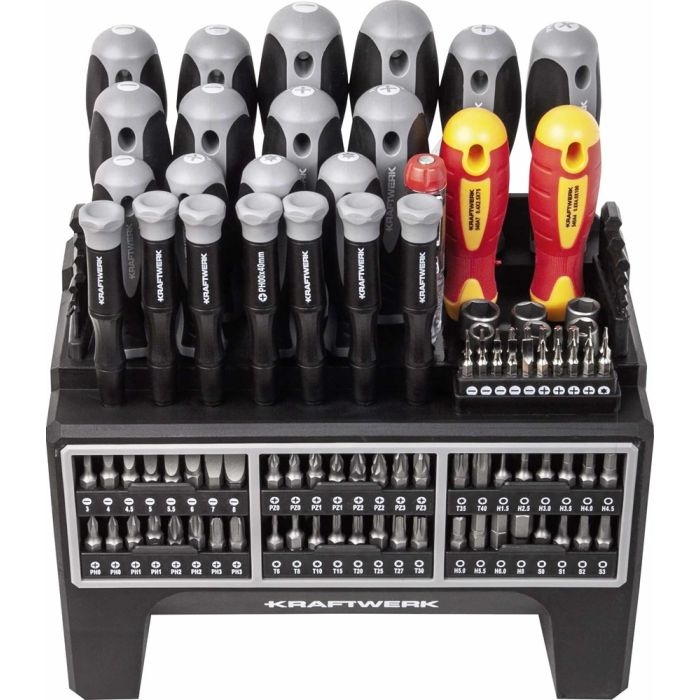 Kraftwerk 305.306.114 Schraubendreher-Satz 114-teilig