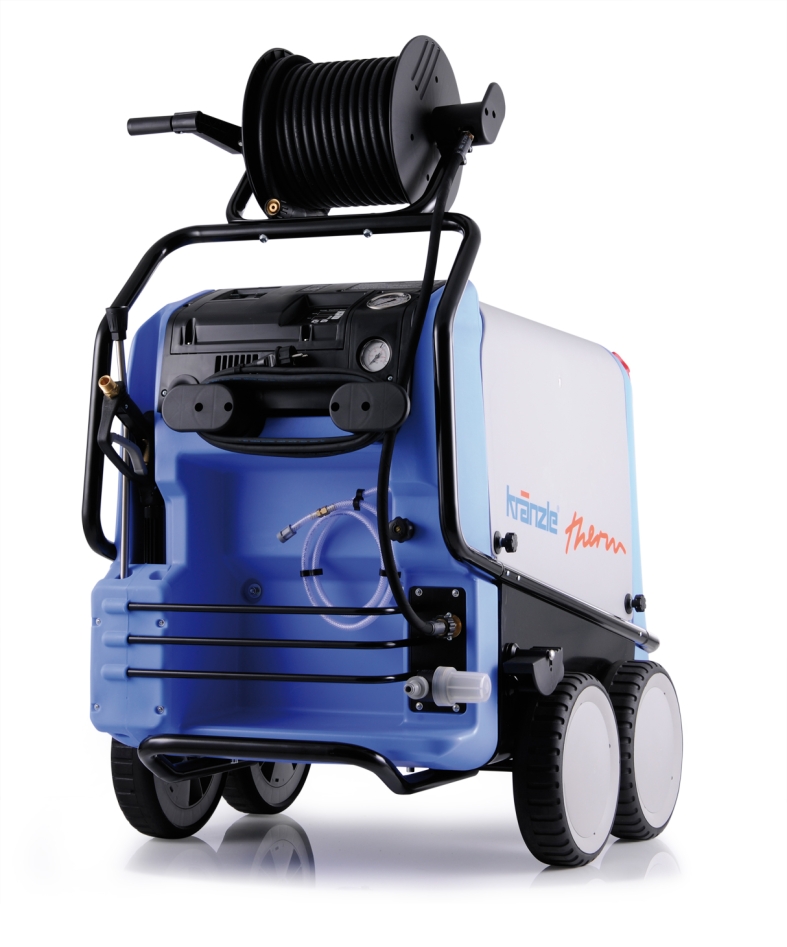 Kränzle 63401.0 Therm 635-1 Heißwasser-Hochdruckreiniger mit Schlauchtrommel 175 Bar