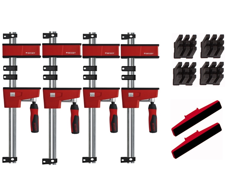 Bessey Package Deal KREV 150 KREV 150 Korpusklemme + Zubehör