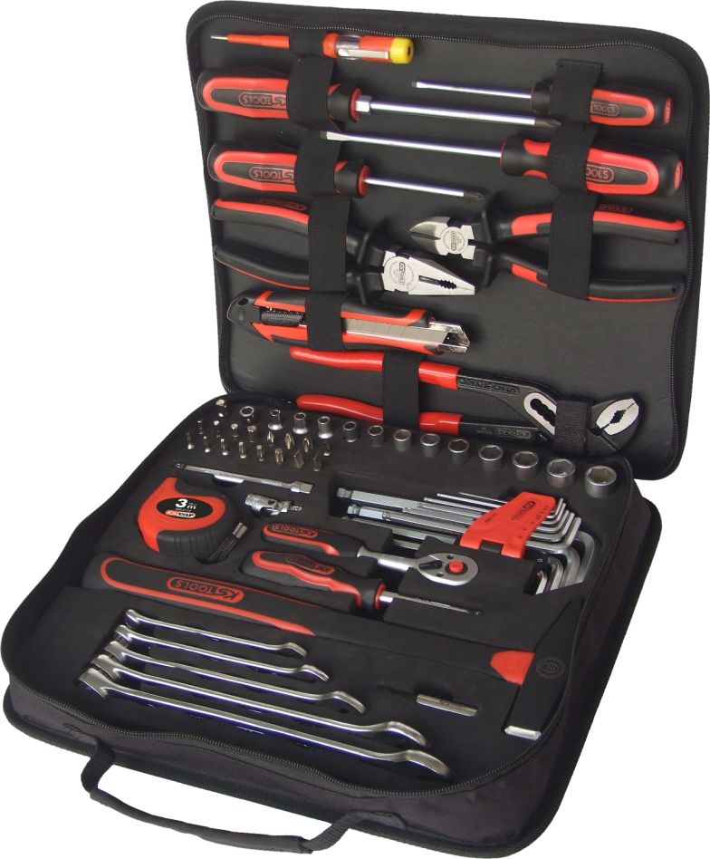 KS Tools 917.0062 1/4" Universal-Werkzeugtasche 62-teilig