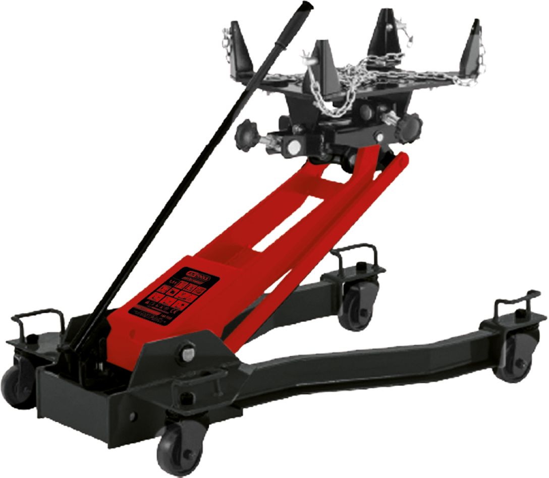 KS Tools 160.1335 Leistung Hydraulischer Getriebeheber mit teleskopischer Montageplatte 1,5 t