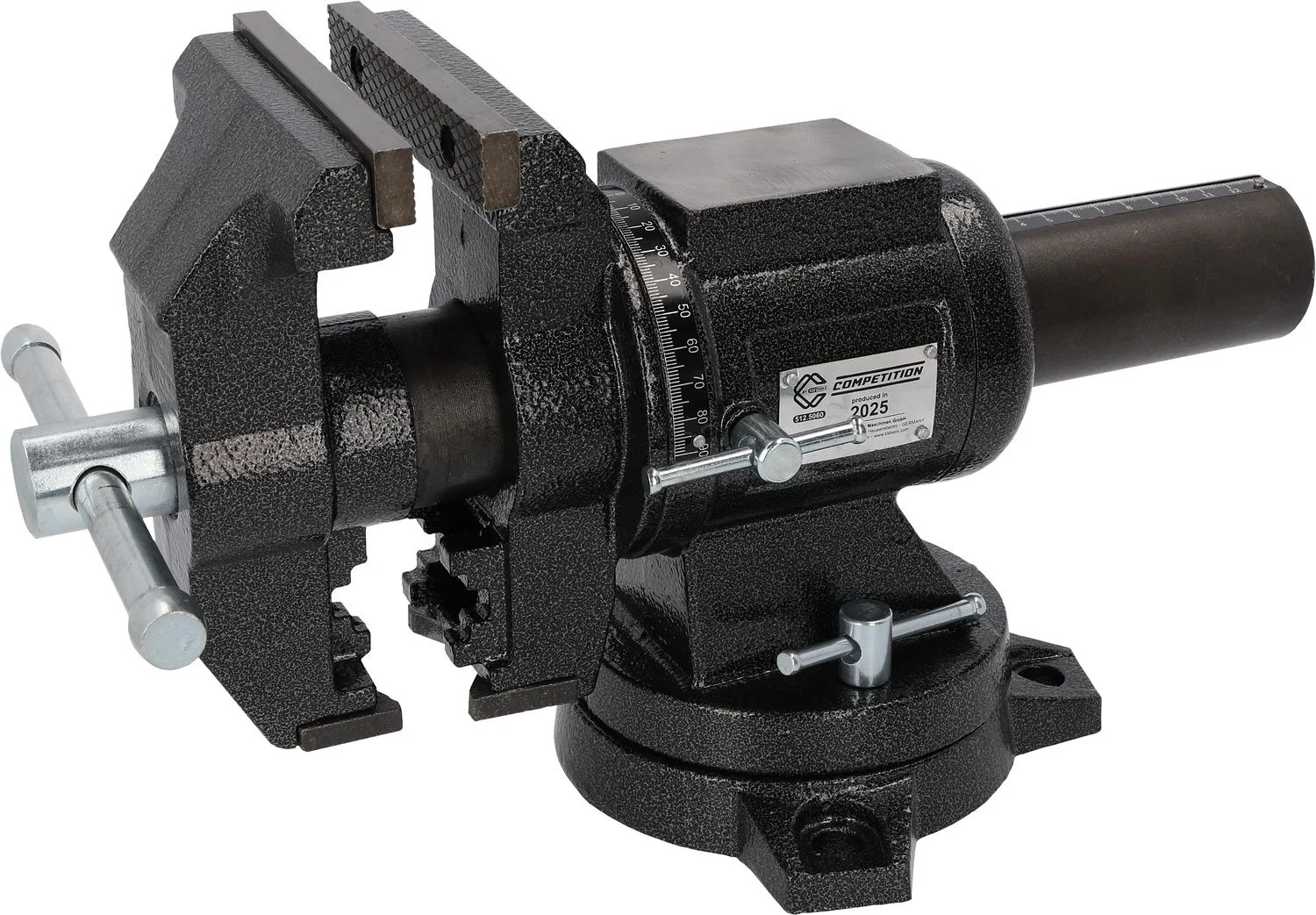 KS Tools 512.5060 COMPETITION 2-in-1-Mehrzweckschraubstock 5" 360° drehbar