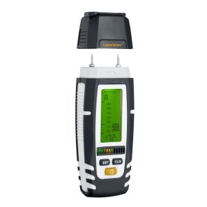 Laserliner 082.325A Dampmaster Compact Pro Bluetooth zur Messung der Materialfeuchte mit dem DampExtension Compact-Set