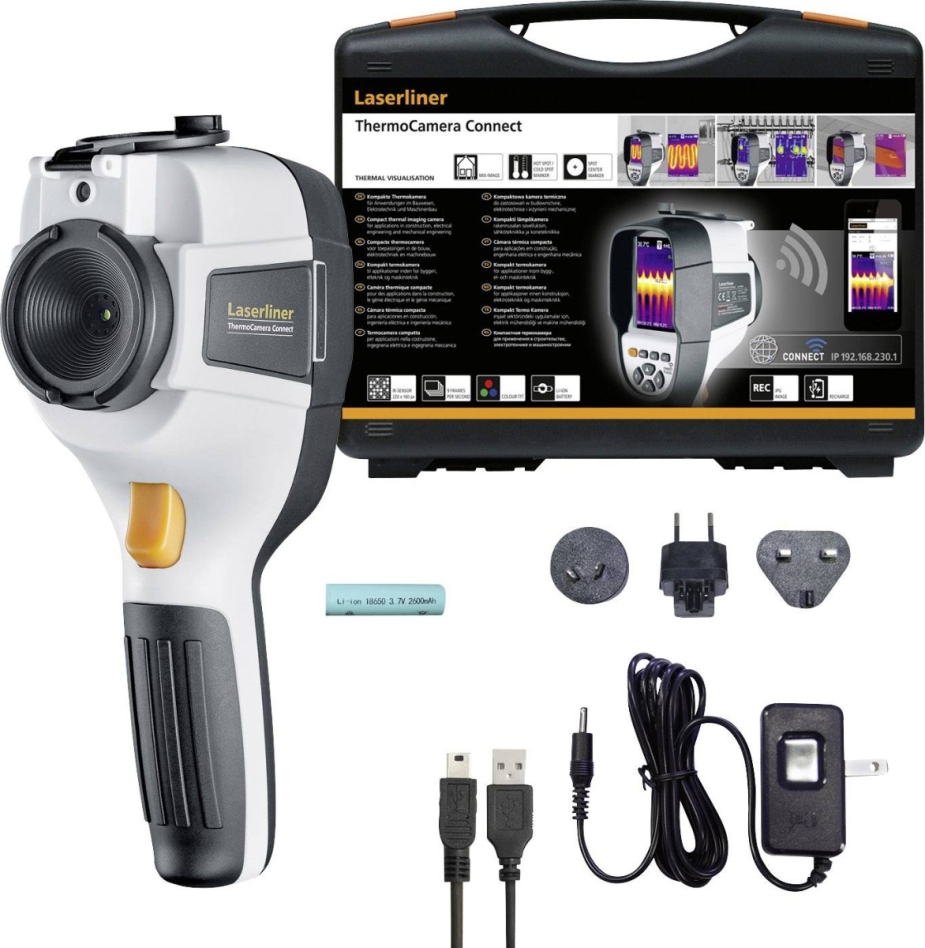 Laserliner 082.086A ThermoCamera Connect kompakte Wärmebildkamera