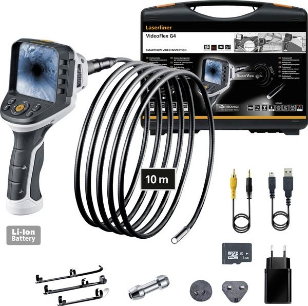Laserliner 082.240A VideoFlex G4 Ultra Professionelles Videoinspektionssystem