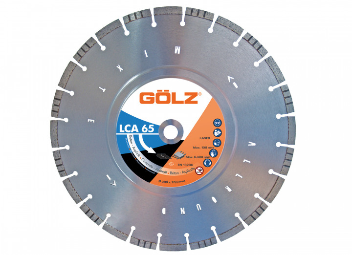 Gölz LCA65300 LCA65 Diamanttrennscheibe Beton/Asphalt 300 x 20,0 mm