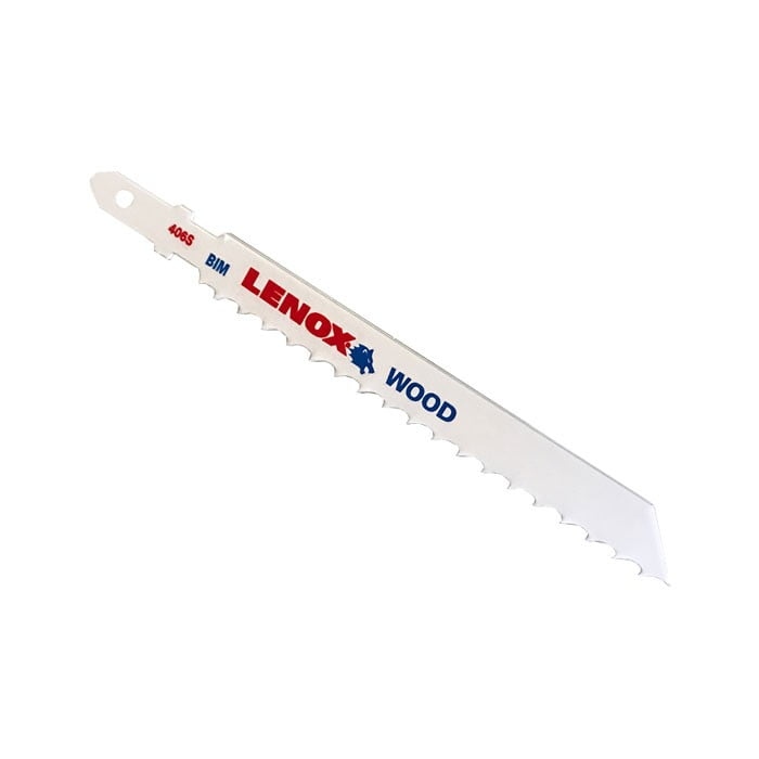 Lenox 20312BT416SC 416SC Stichsägeblatt Bi-Metall 6TPI Holz 100x6x1,3mm 2 Stück