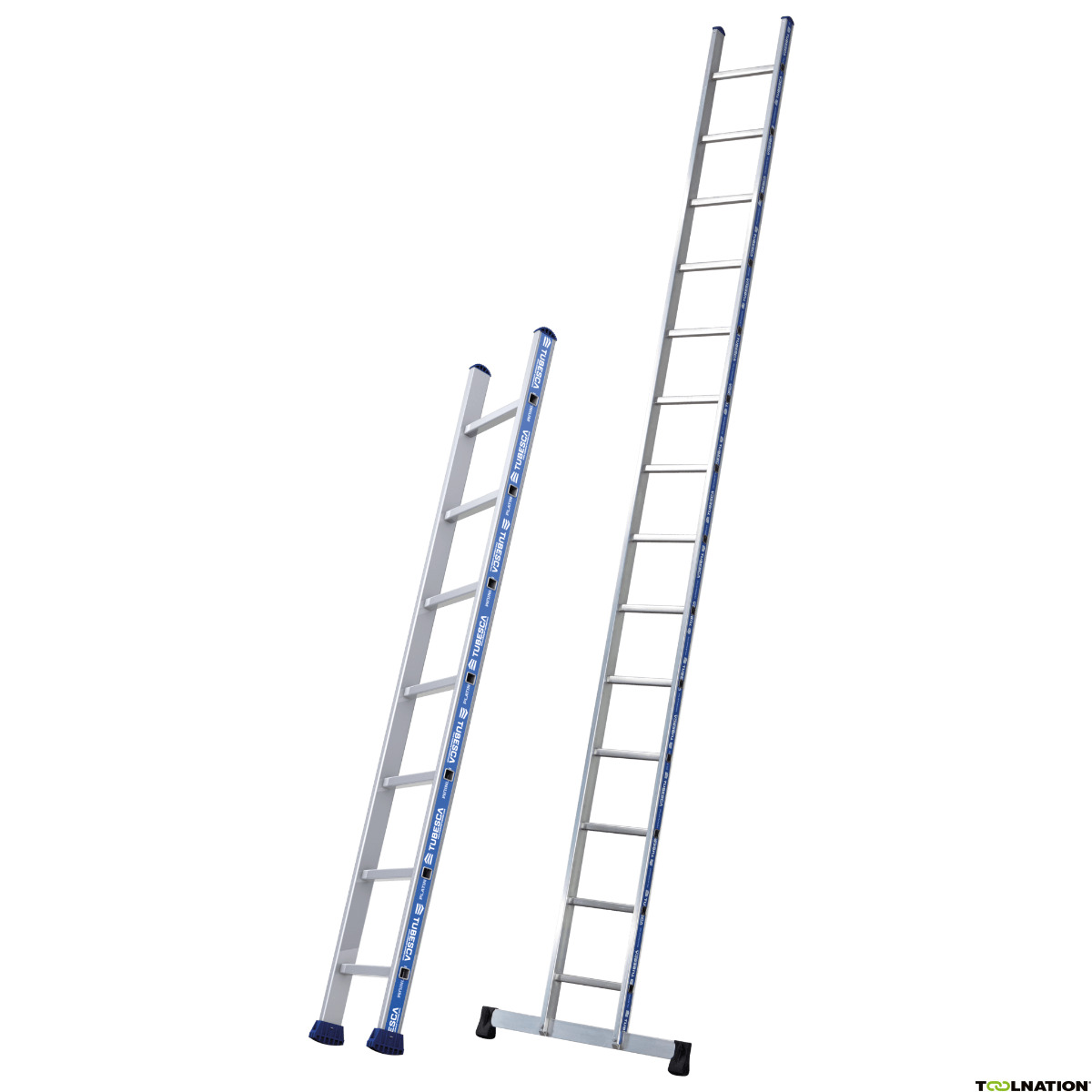 Little Jumbo 1202422814 Verlängerungsleiter 2x14 - mit Stabilisierungsstange