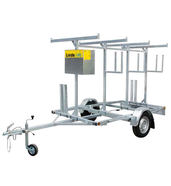 Little Jumbo 313895001 ECO Gerüstanhänger (leer) 370x198x200 cm