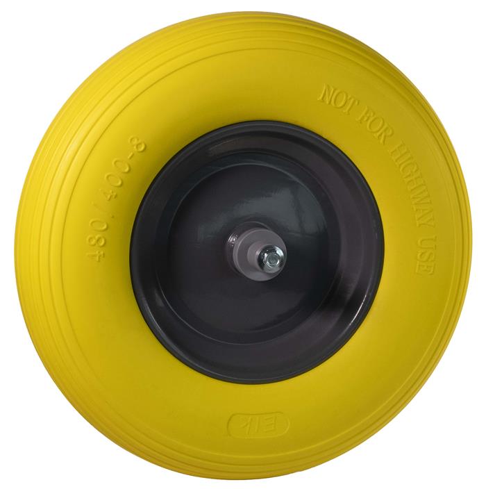 Little Jumbo 1251000998 Schubkarrenrad Ø 400x80 mm leckagefrei inkl. Achse