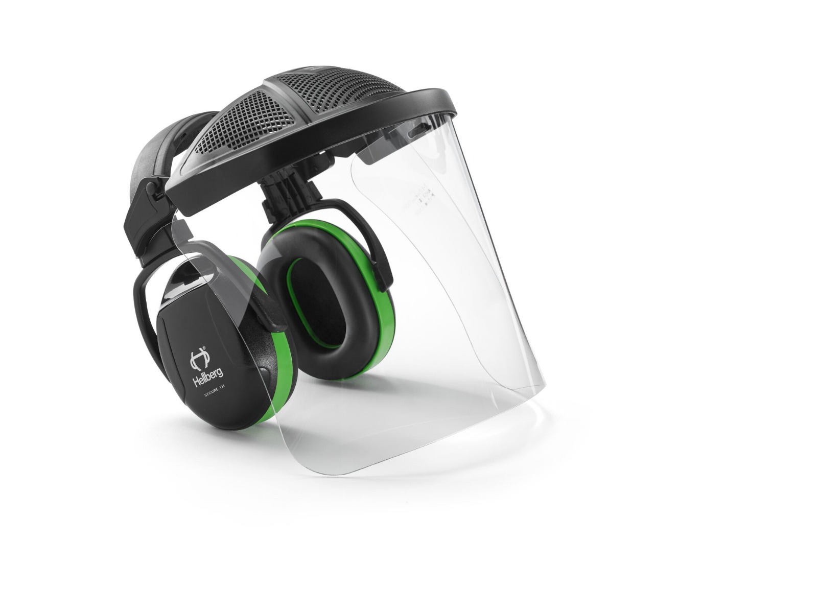 Hellberg 44101-001 SECURE 1H PC-Visier + Ohrenschützer
