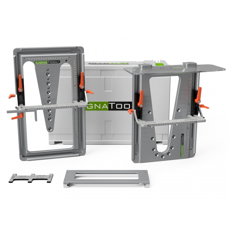 Lignatool LTA1044 LT120PR Schwalbenschwanz-Fräsvorrichtungsset Profi-Paket