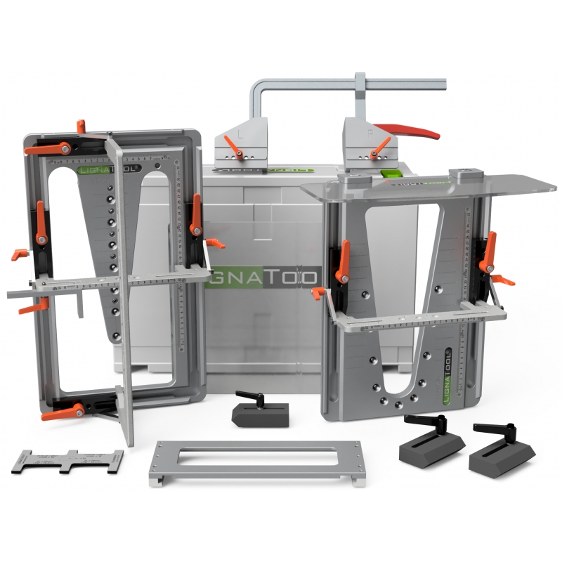 Lignatool LTA1049 LT080CF Schwalbenschwanzfräsvorrichtungsset Komfortpaket