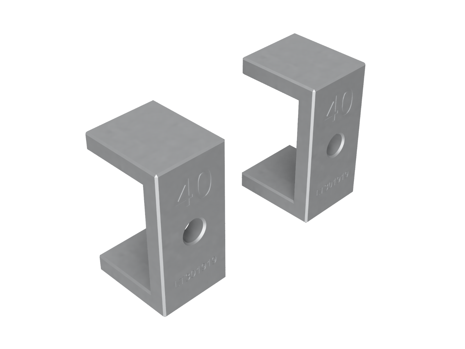 Lignatool LTA1130 Pin-Modul-Abstandshalter 40 mm Stiftbreite (2 Stück)