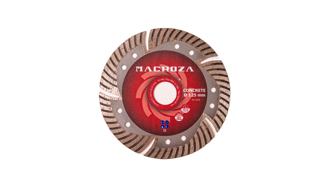 Macroza DC125 Diamant-Trennscheibe 125x22,23mm Beton