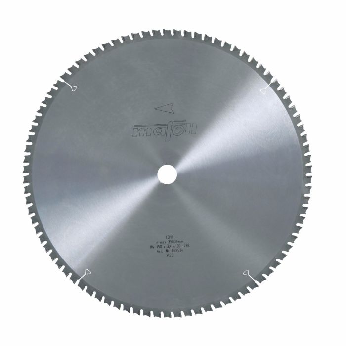 Mafell Zubehör 092534 Sägeblatt-HM Sandwich 450 x 3,0/3,4 x 30 mm, Z 86, FZFA/FZFA, für Sandwichplatten mit Metalleinlage oder Metalldeckschichten