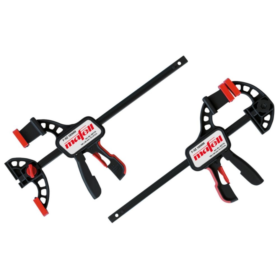Mafell Zubehör 207770 Spannzwinge F-SZ 180MM 2 Stück, zur Schienenfixierung am Werkstück