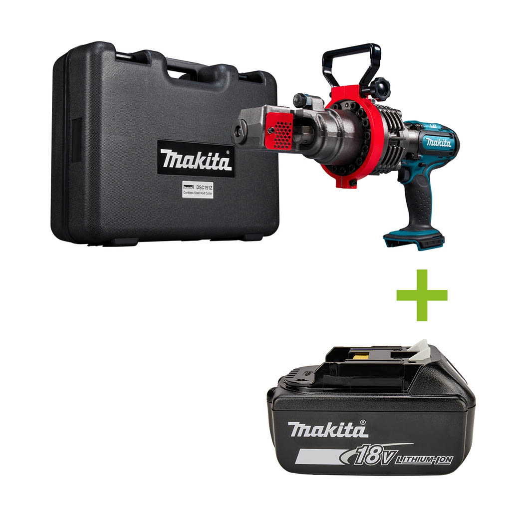 Makita DSC191Z Akku Bewehrungsstab Schneider 18V ohne Akkus und Ladegerät im Koffer