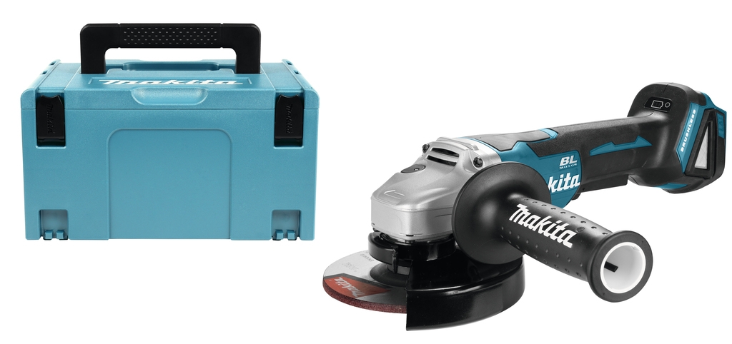 Makita DGA505ZJ 18V Akku-Winkelschleifer 125 mm im MakPac ohne Akkus und Ladegerät
