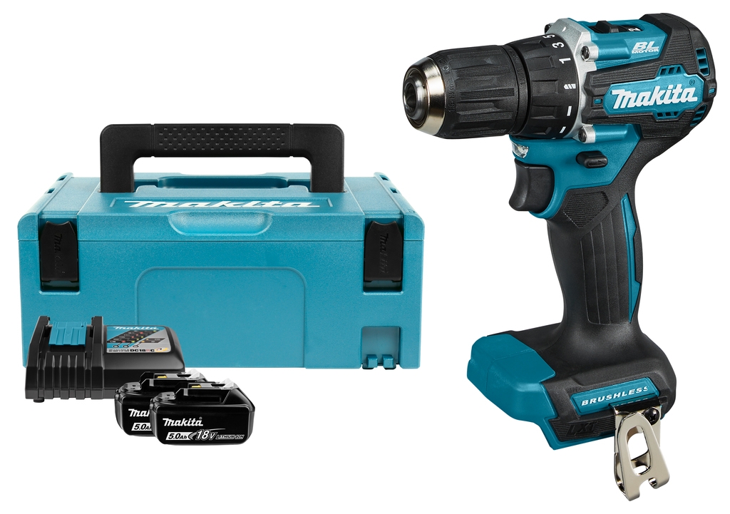 Makita DDF487RTJ Akku-Bohrmaschine 18V 5.0Ah Li-Ion in Mbox